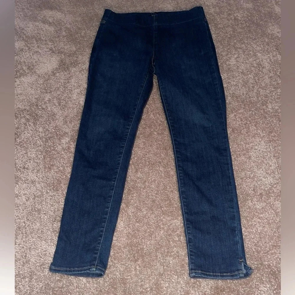 NYDJ Spanspring Pull-On Slim Denim Jeans Clean Vista Size Medium.